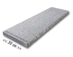 Mauerabdeckung Granit hellgrau G603 - 100x30x4cm