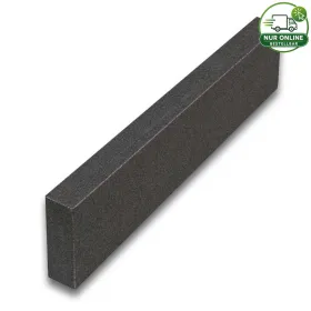 Tiefschwarzer Gabbro aus Simbabwe