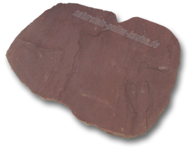 Trittstein Modak-Sandstein rot  | naturstein-online-kaufen.de