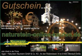 Weihnachtsgutschein  | naturstein-online-kaufen.de